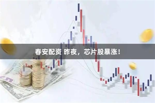 春安配资 昨夜，芯片股暴涨！